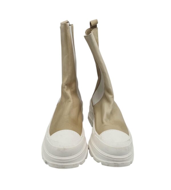 Cizme dama Bianco 41, piele, bej - imagine 3