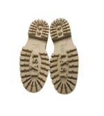 Ghete dama Last 38, piele intoarsa , bej - imagine 5