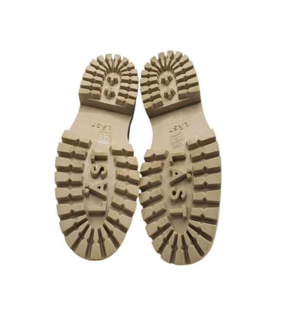 Ghete dama Last 38, piele intoarsa , bej - imagine 5