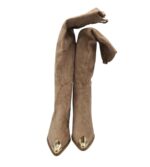 Cizme dama Marquiiz 40, material textil, bej - imagine 3