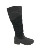 Cizme dama Gabor 38 , piele, piele intoarsa, negru