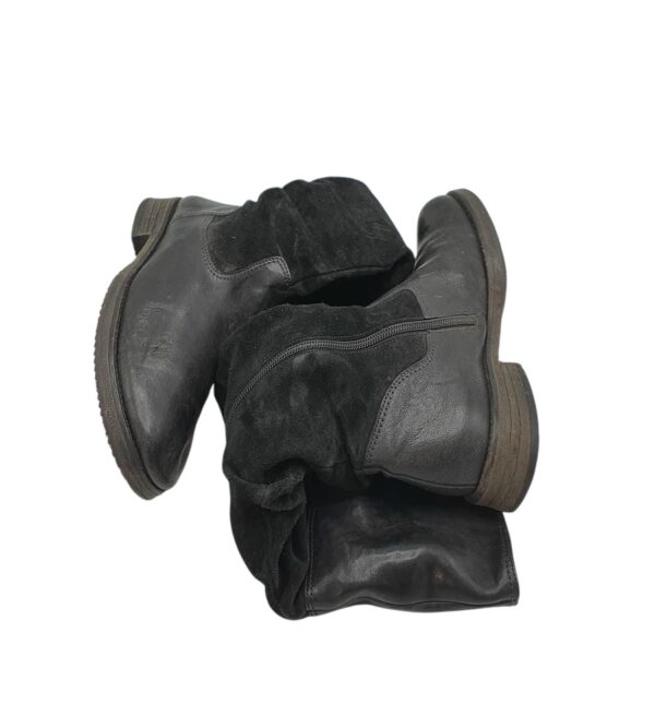 Cizme dama Gabor 38 , piele, piele intoarsa, negru - imagine 4