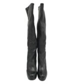 Cizme dama Spm 39, piele, negru - imagine 3