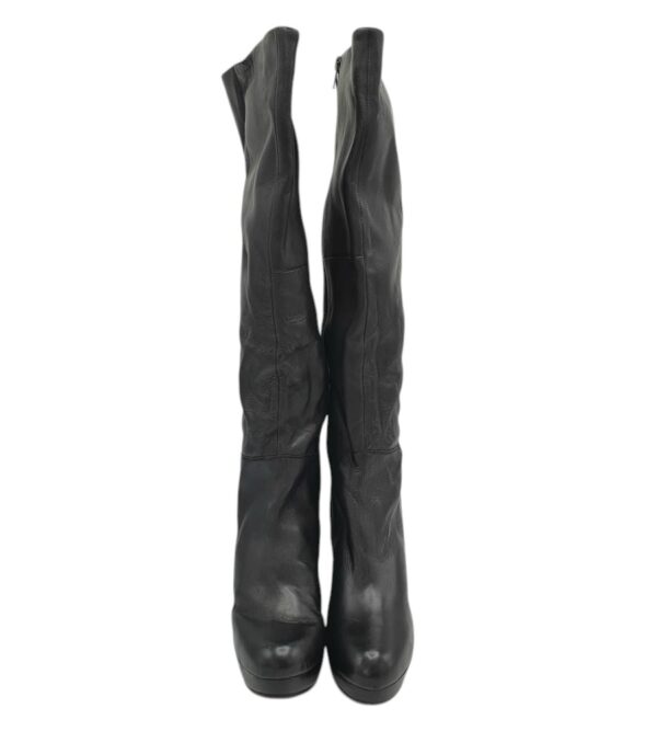Cizme dama Spm 39, piele, negru - imagine 3