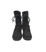 Ghete dama Legero 37, piele intoarsa, negru , captusite - imagine 3