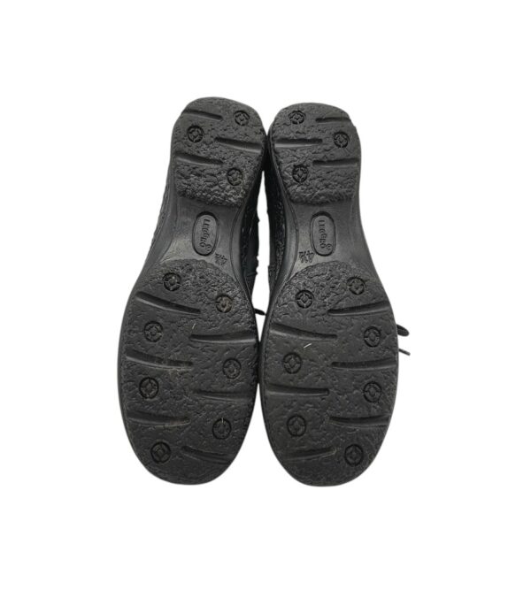 Ghete dama Legero 37, piele intoarsa, negru , captusite - imagine 5