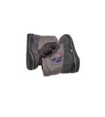 Ghete copii Pepino 24, piele intoarsa, material textil,  mov, imblanite - imagine 4