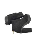 Botine dama River Island 41, material textil, negru - imagine 4