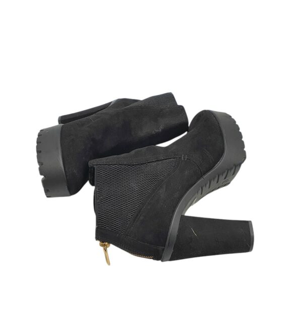 Botine dama River Island 41, material textil, negru - imagine 4
