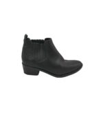 Botine dama Graceland 36, imitatie de piele, negru