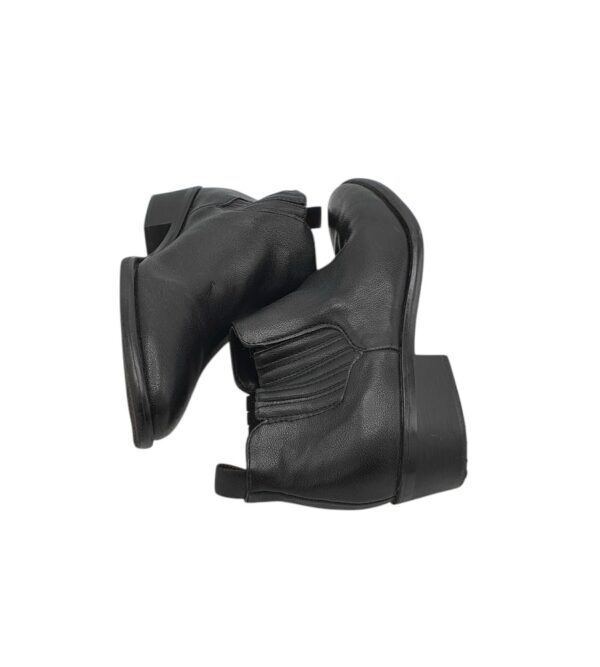 Botine dama Graceland 36, imitatie de piele, negru - imagine 4
