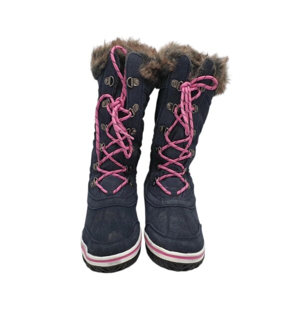 Cizme copii Trollkids 36, material textil, piele intoarsa, bleumarin, imblanite - imagine 3