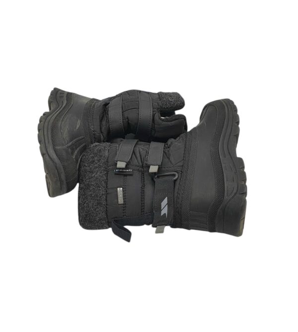 Cizme copii Trespass 31, alte materiale, material textil, negru waterproof - imagine 4