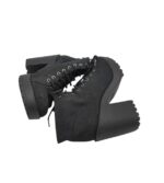 Ghete dama H&M 39, material textil, negru - imagine 4