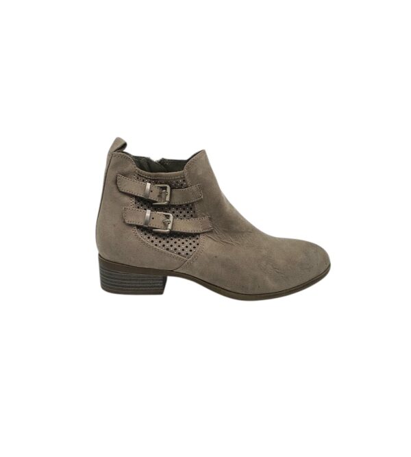 Botine dama Graceland 38, material textil, bej - imagine 1