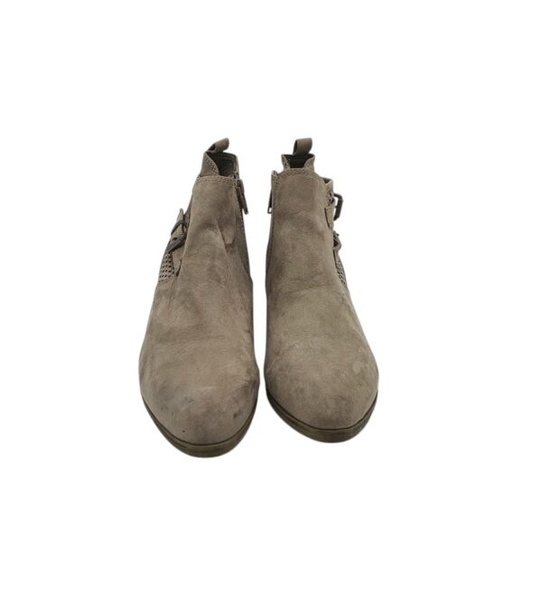 Botine dama Graceland 38, material textil, bej - imagine 3