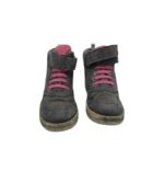 Ghete copii Superfit 35, imitatie de piele, piele intoarsa, gri negru, Goretex - imagine 3