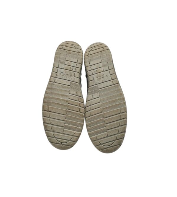 Ghete copii Superfit 35, imitatie de piele, piele intoarsa, gri negru, Goretex - imagine 5
