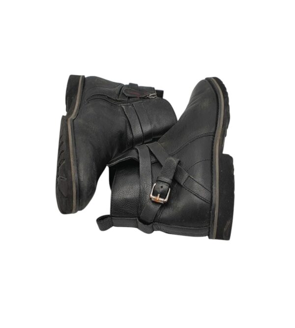 Ghete dama Salamander 40, piele, negru - imagine 4