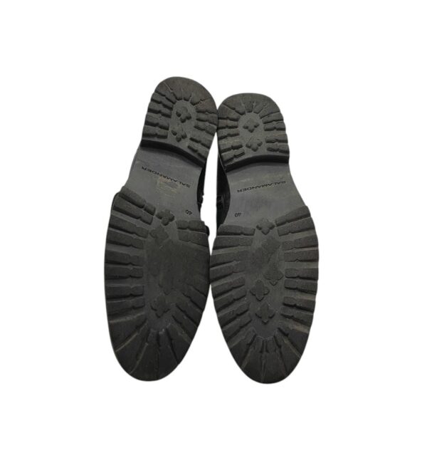 Ghete dama Salamander 40, piele, negru - imagine 5