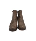 Botine dama Rieker 39, imitatie de piele, maro - imagine 3