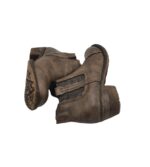 Botine dama Rieker 39, imitatie de piele, maro - imagine 4