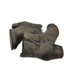 Botine dama Spm 39, imitatie de piele, gri - imagine 4