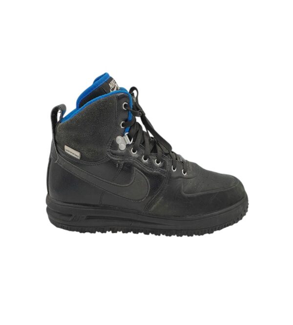 Adidasi barbati Nike 45, piele, piele intoarsa, negru - imagine 1
