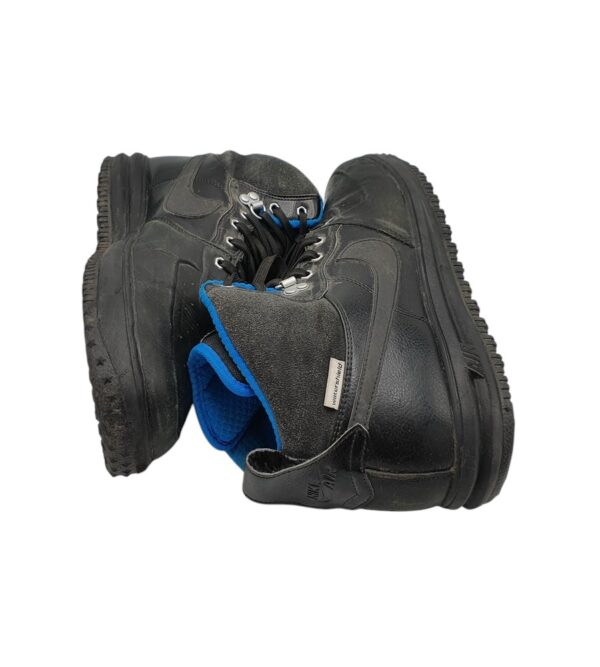 Adidasi barbati Nike 45, piele, piele intoarsa, negru - imagine 4