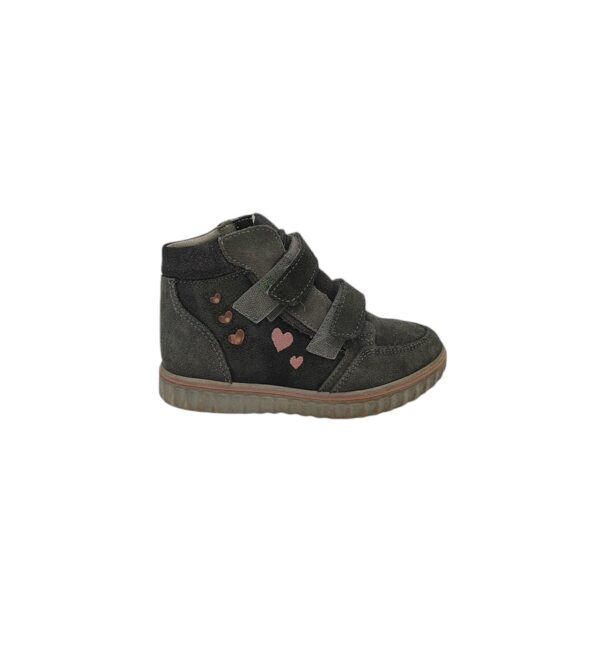Adidasi copii Ricosta 30, piele intoarsa, negru - imagine 1