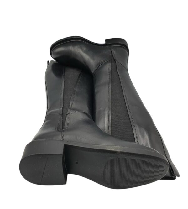 Cizme dama , piele, material textil, negru - imagine 4