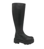 Cizme dama 36, piele, negru