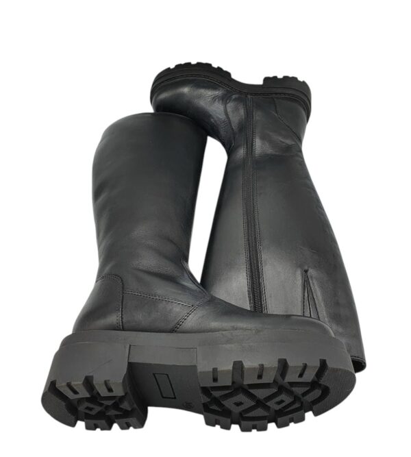 Cizme dama 36, piele, negru - imagine 4