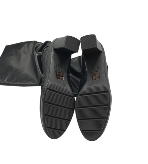 Cizme dama 37, imitatie de  piele, negru - imagine 5