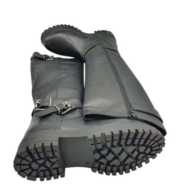 Cizme dama 42, piele, negru - imagine 4
