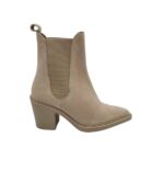 Botine dama 38, piele, bej