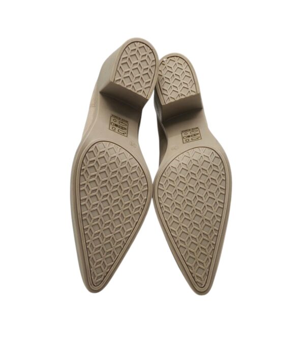 Botine dama 38, piele, bej - imagine 5