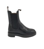 Botine dama H & M 38, imitație de piele, negru