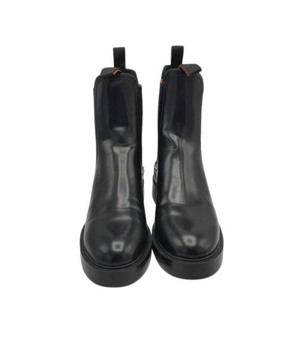 Botine dama H & M 38, imitație de piele, negru - imagine 3