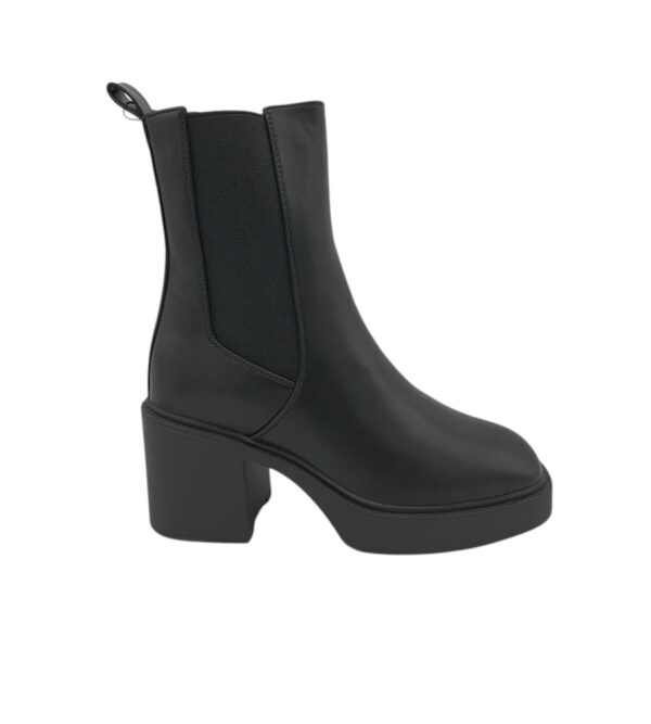 Botine dama Only 40, imitație de piele, negru - imagine 1