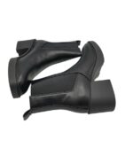 Botine dama Only 40, imitație de piele, negru - imagine 4
