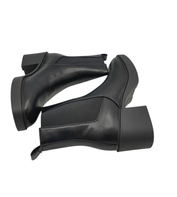 Botine dama Only 40, imitație de piele, negru - imagine 4
