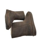 Cizme dama Limelight, 41, piele, maro,  imblanite - imagine 4