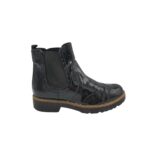 Ghete dama Graceland 39, imitatie de piele, negru