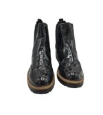 Ghete dama Graceland 39, imitatie de piele, negru - imagine 3