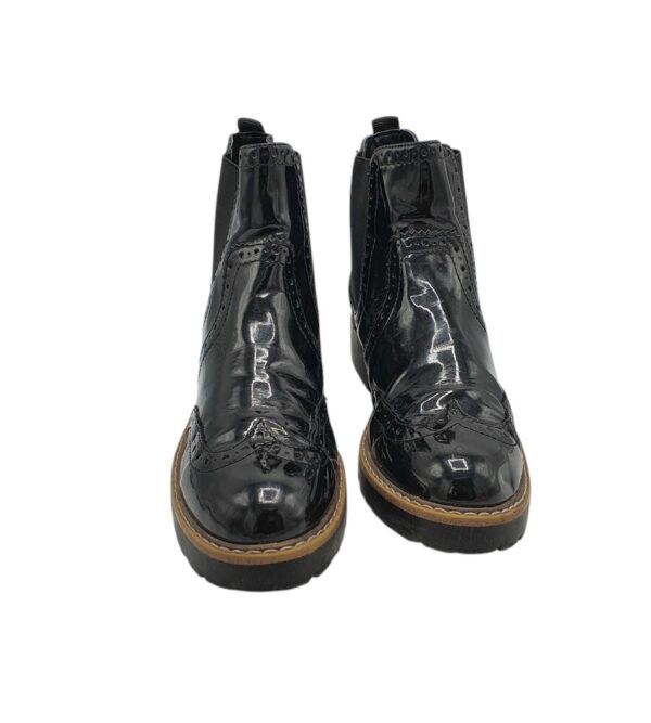 Ghete dama Graceland 39, imitatie de piele, negru - imagine 3
