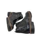 Ghete dama Graceland 39, imitatie de piele, negru - imagine 4
