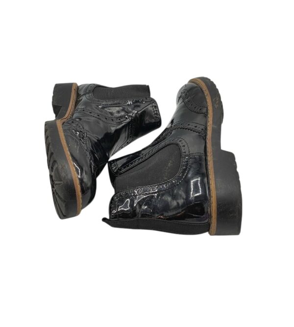 Ghete dama Graceland 39, imitatie de piele, negru - imagine 4