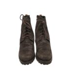 Ghete unisex Sioux 40, piele intoarsa, bej - imagine 3