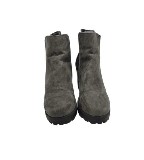 Botine dama New Look 36, material textil, gri - imagine 3